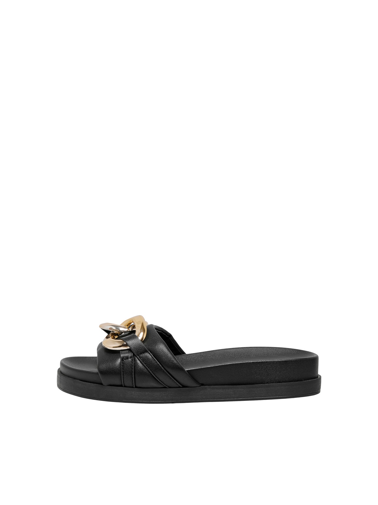 ONLY Faux leather sandals -Black - 15288653