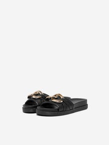 ONLY Faux leather sandals -Black - 15288653