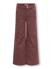 ONLY Cropped Fit Mid waist Trousers -Rose Brown - 15288709