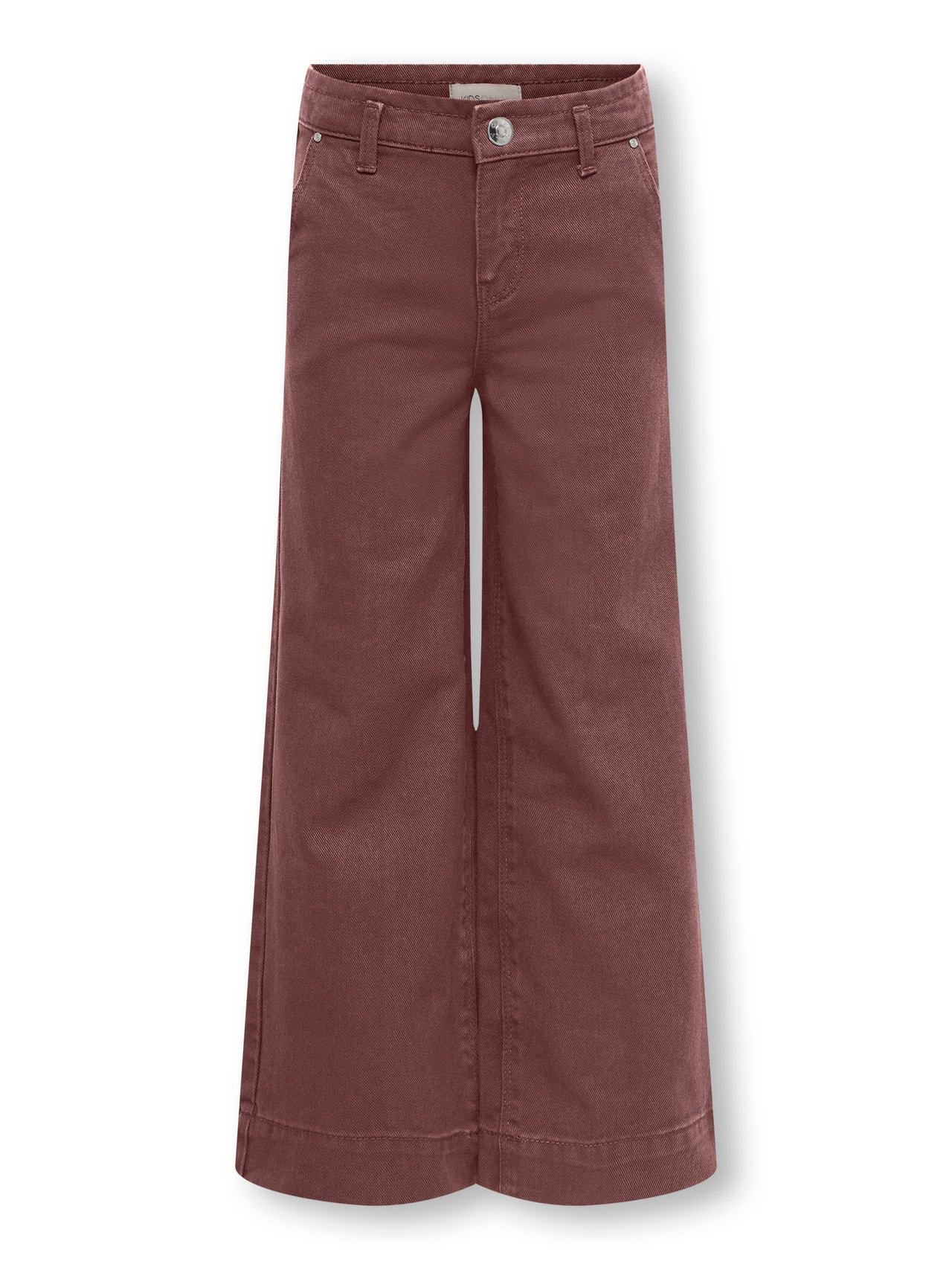 ONLY Cropped Fit Mid waist Trousers -Rose Brown - 15288709