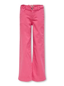 ONLY Pantalons Cropped Fit Taille moyenne -Camellia Rose - 15288709