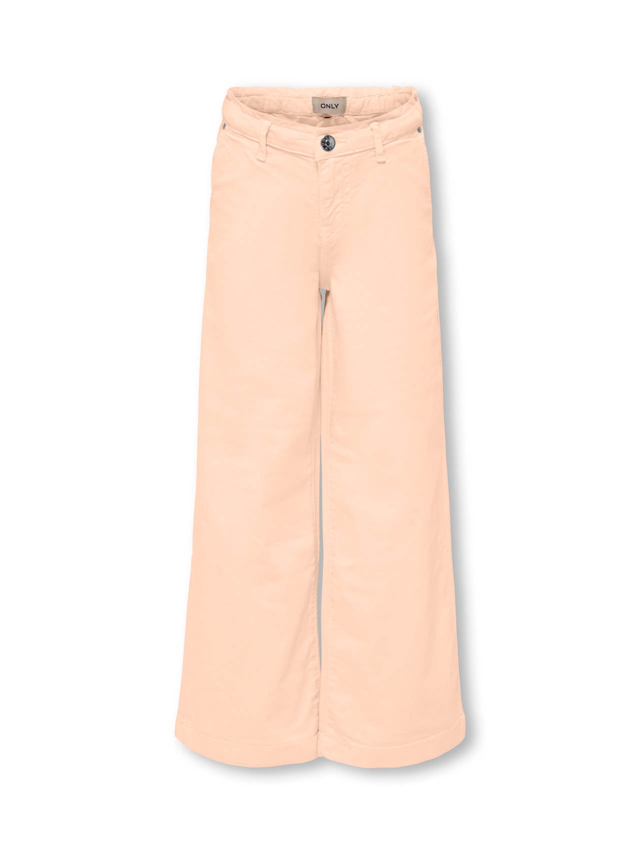 ONLY Cropped Fit Mid waist Trousers -Pale Peach - 15288709