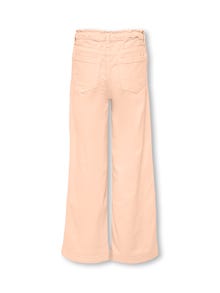 ONLY Cropped Fit Mid waist Trousers -Pale Peach - 15288709