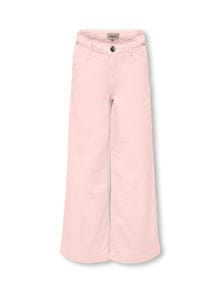 ONLY Pantalons Cropped Fit Taille moyenne -Blushing Bride - 15288709