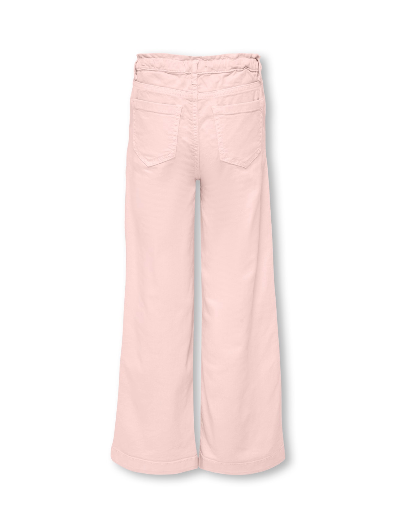ONLY Pantalons Cropped Fit Taille moyenne -Blushing Bride - 15288709