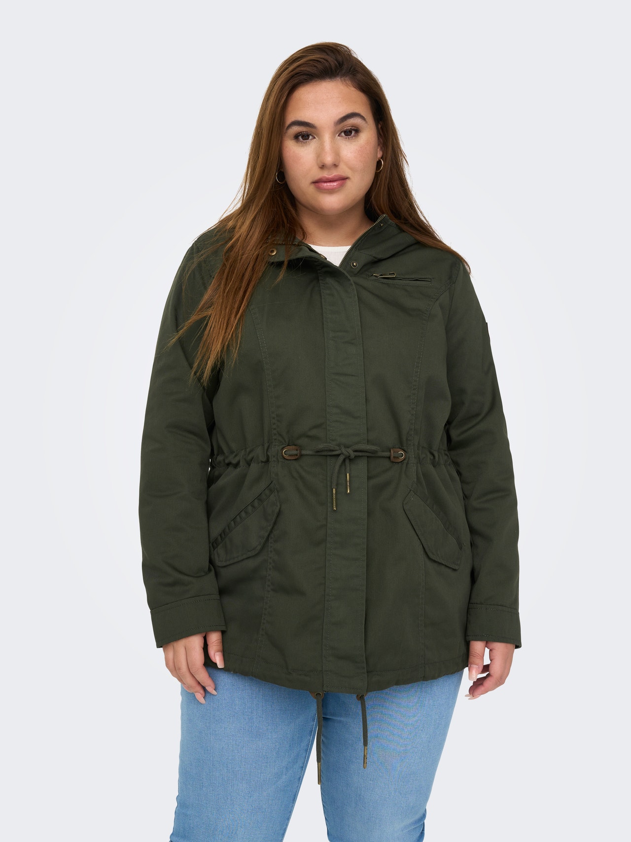 ONLY Hood Jacket -Forest Night - 15288766