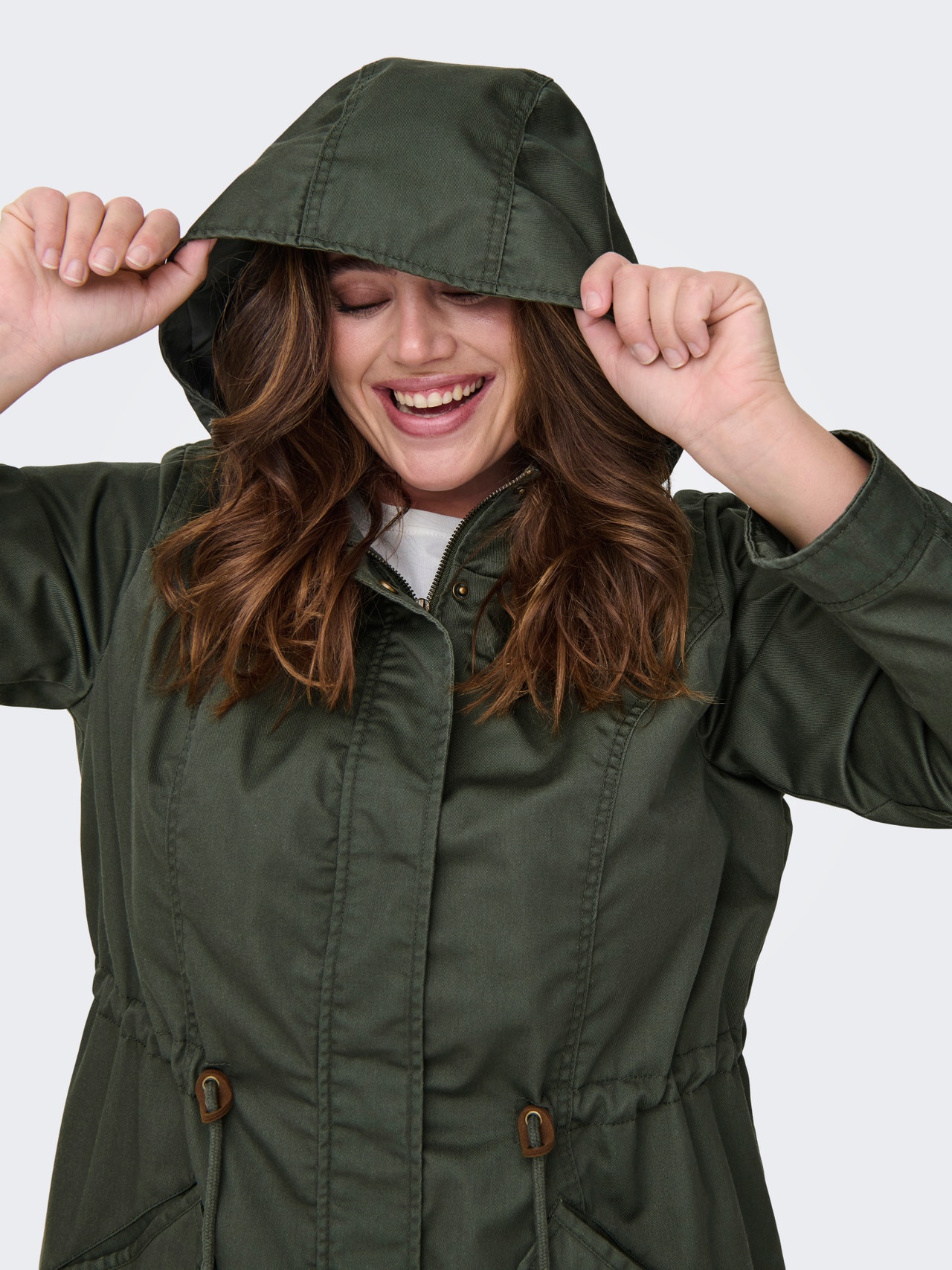 ONLY Kapuuts Jope -Kambaba - 15288766