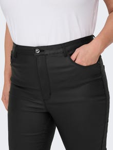 ONLY Curvy Flared coated pants -Black - 15288786