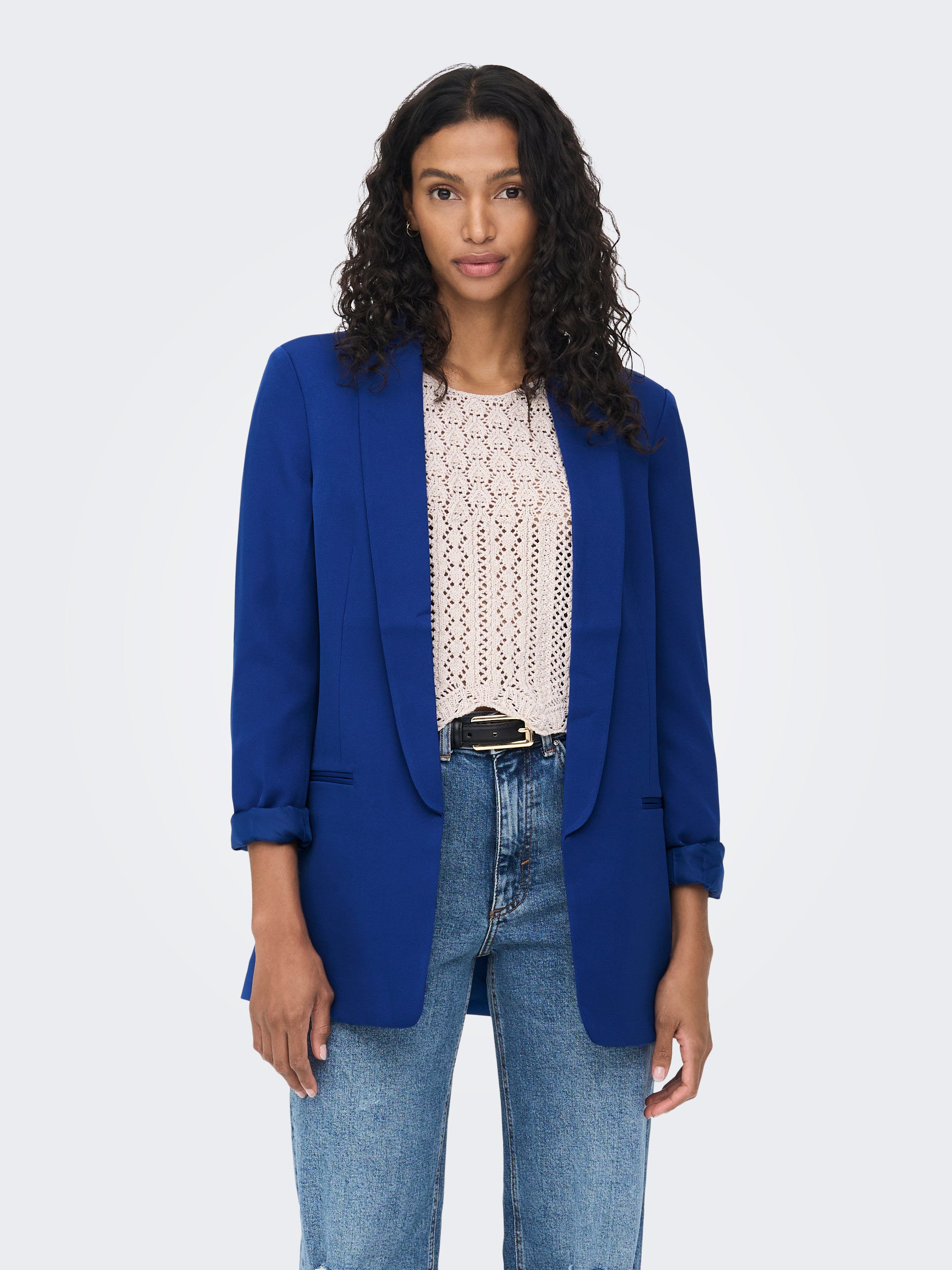 Women's Blazers: Black, White, Pink 