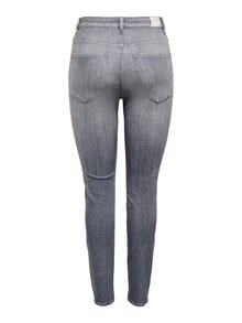 ONLY ONLICONIC High Waist SKinny LONG ANKLE Jeans -Medium Grey Denim - 15288849