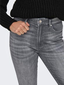 ONLY Jeans Skinny Fit Taille haute -Medium Grey Denim - 15288849