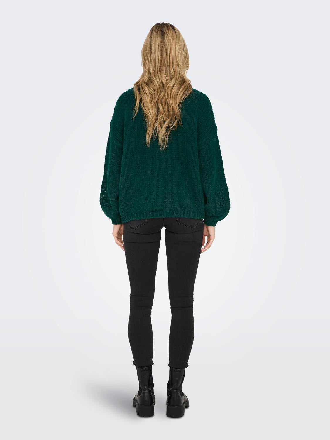 Dark turquoise sweater sale