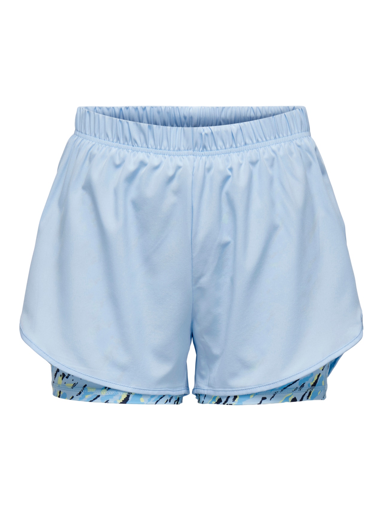 ONLY Shorts Corte tight Cintura media -Chambray Blue - 15288901