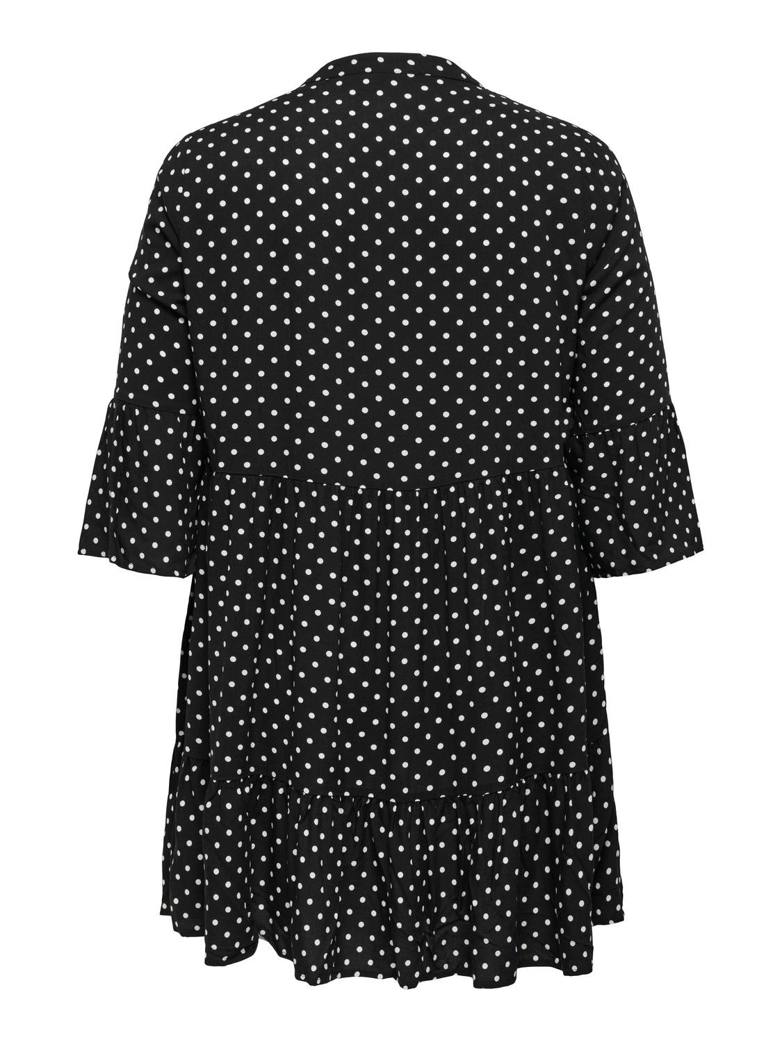 ONLY Regular Fit V-hals Kort kjole -Black - 15288941