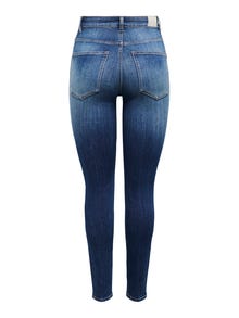 ONLY ONLICONIC HIGH WAIST SKINNY LONG ANKLE JEANS -Dark Blue Denim - 15288954
