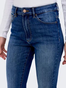 ONLY Skinny Fit High waist Jeans -Dark Blue Denim - 15288954