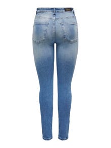ONLY Skinny Fit Høy midje Jeans -Light Medium Blue Denim - 15288957