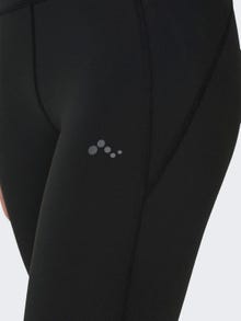 ONLY Leggings Tight Fit Taille haute -Black - 15288981