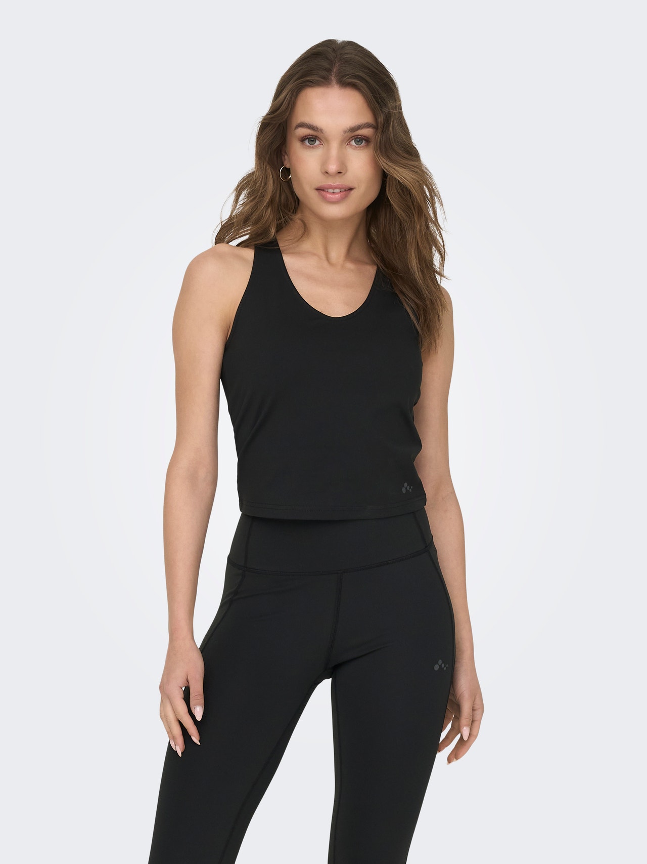 ONLY Tops Slim Fit Col rond -Black - 15288987