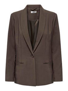 ONLY Blazers Regular Fit Col à revers -Chocolate Brown - 15289002