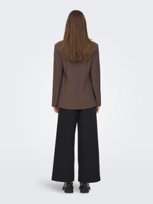 ONLY Regular Fit blazer -Chocolate Brown - 15289002