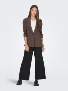 ONLY Blazers Regular Fit Col à revers -Chocolate Brown - 15289002
