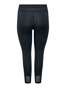 ONLY Leggings Tight Fit Taille haute Curve -Black - 15289014