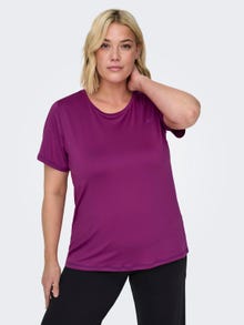 ONLY Curvy training t-shirt -Clover - 15289021