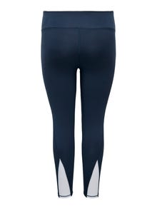 ONLY Curvy Sport tights with high waist -Blue Nights - 15289043