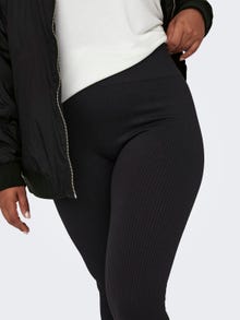 ONLY Leggings Tight Fit Taille haute Curve -Black - 15289048