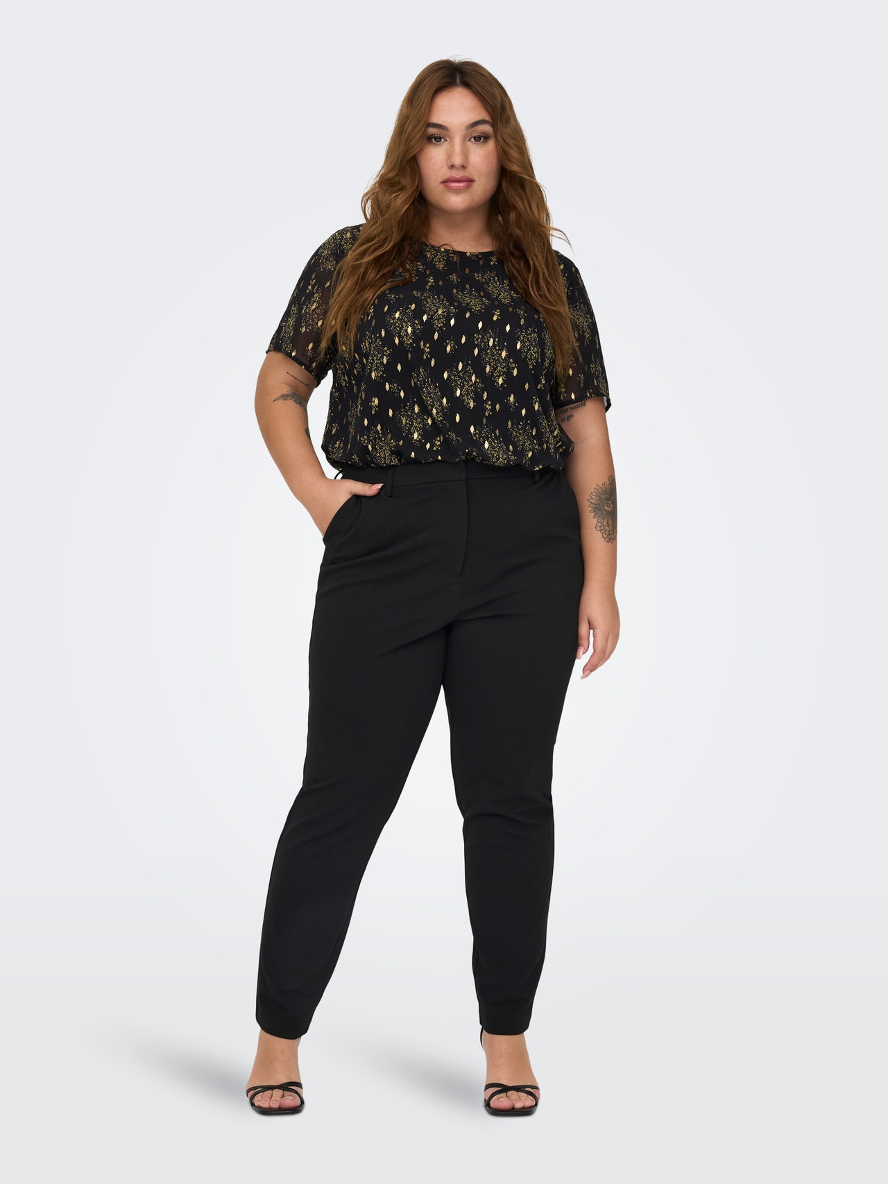 ONLY Tops Regular Fit Col rond -Black - 15289104
