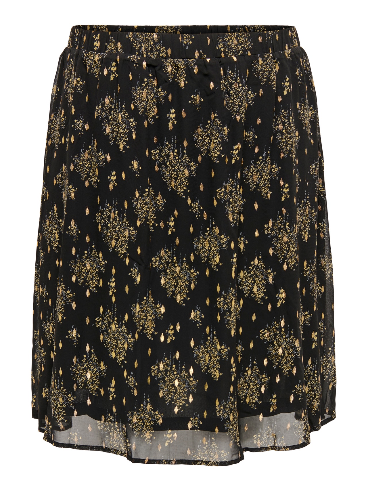ONLY Curvy Patterned skirt -Black - 15289105