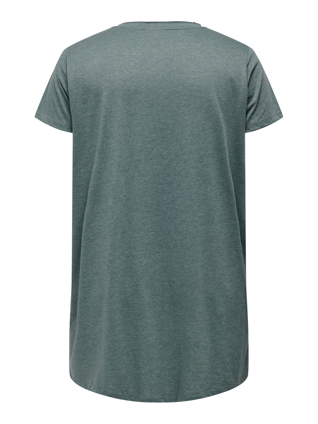 ONLY Regular Fit V-Neck T-Shirt -Balsam Green - 15289125