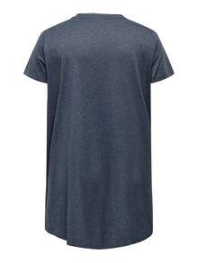 ONLY Curvy long T-shirt -India Ink - 15289125