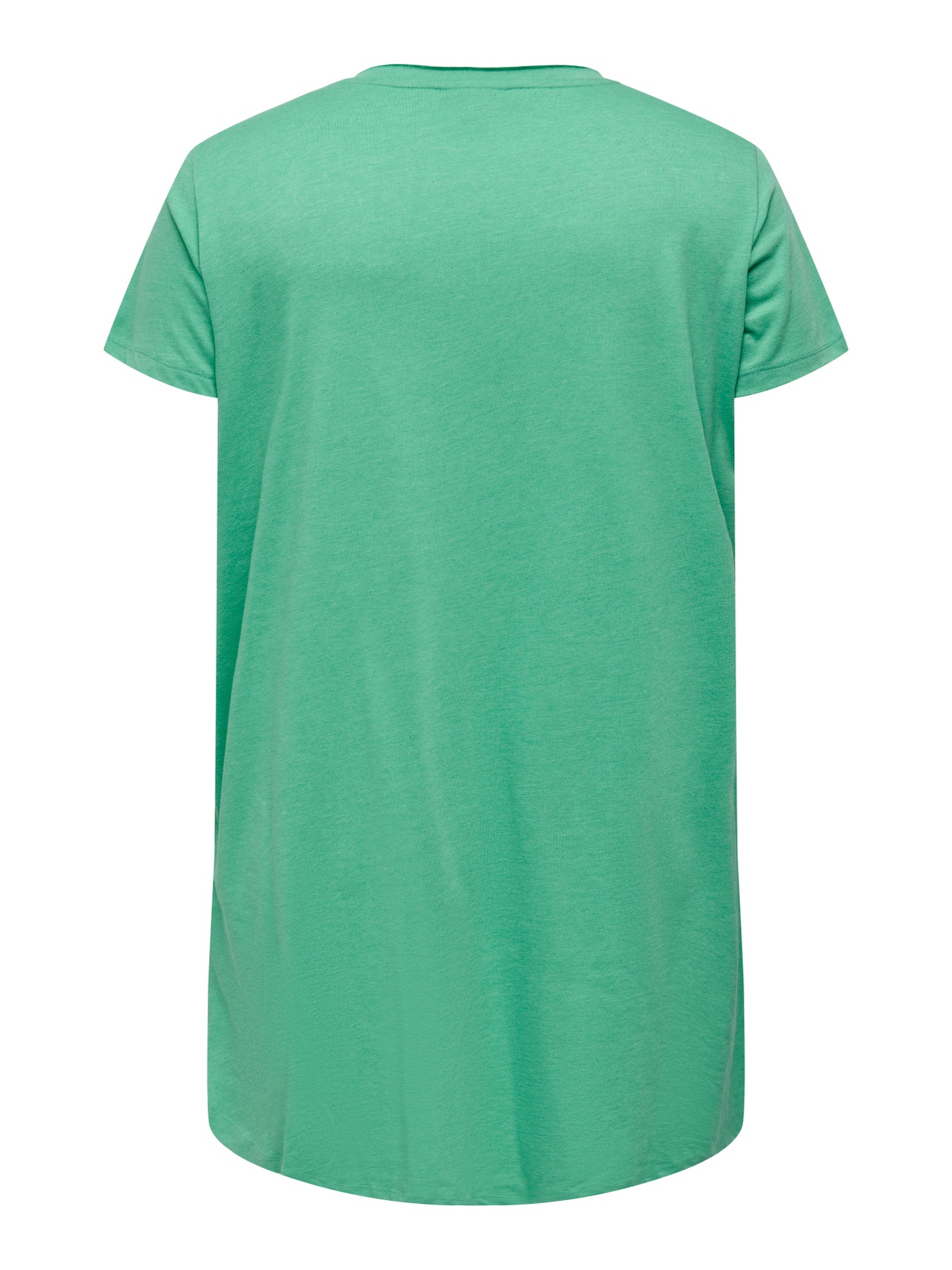 ONLY Curvy lång T-shirt -Winter Green - 15289125