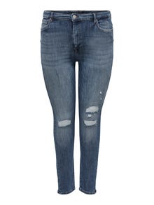 ONLY Skinny Fit High waist Jeans -Medium Blue Denim - 15289165