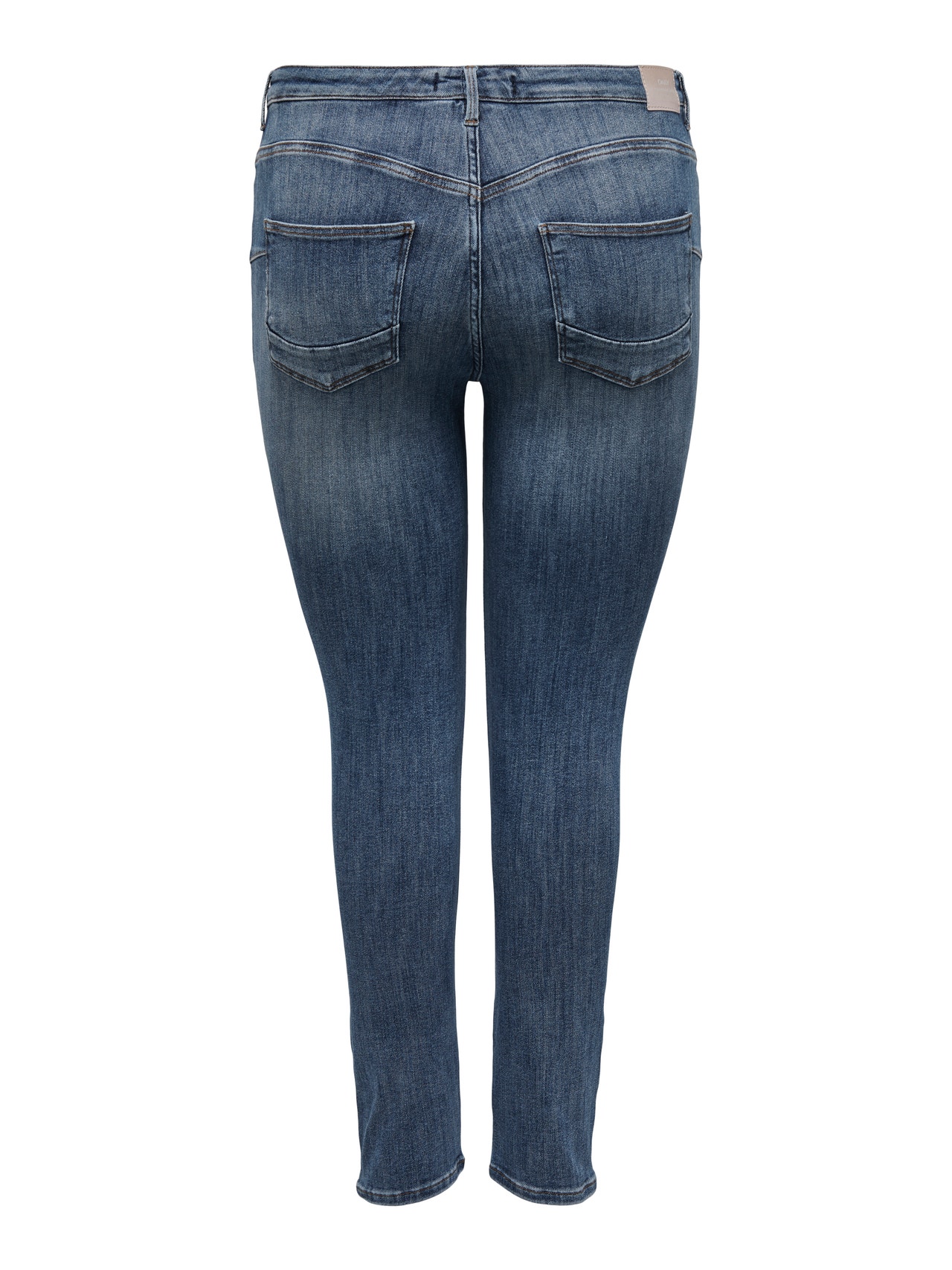 ONLY Jeans Skinny Fit Taille haute -Medium Blue Denim - 15289165