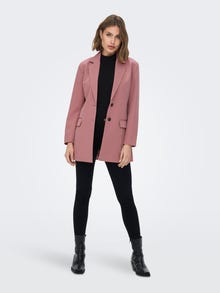 ONLY Blazer Long Line Fit Reverse -Withered Rose - 15289167