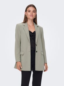 ONLY Blazers Long Line Fit Col à revers -Seagrass - 15289167