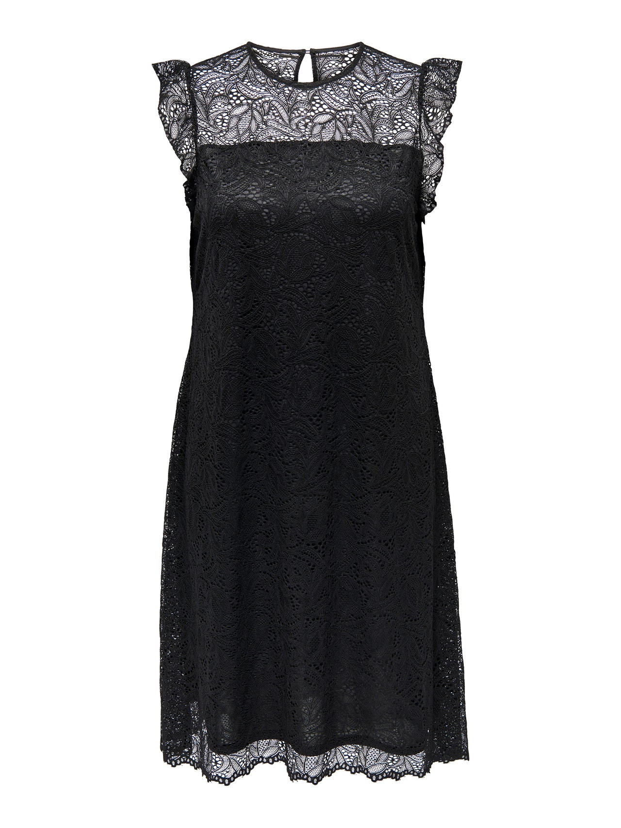 ONLY Regular fit O-hals Lange jurk -Black - 15289278