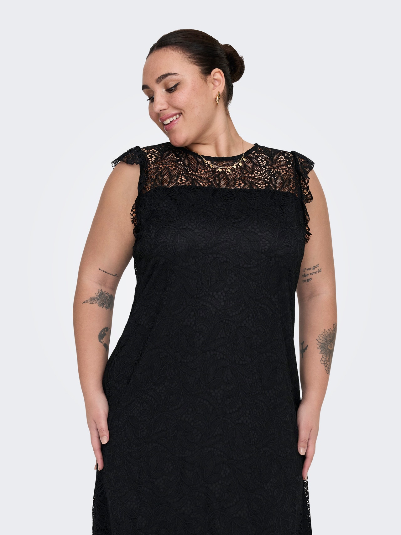 ONLY Curvy lace dress -Black - 15289278