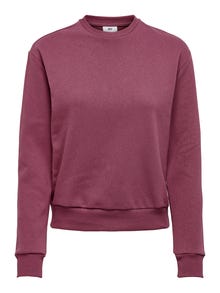 ONLY Langarm Sweatshirt -Crushed Berry - 15289279
