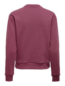 ONLY Regular fit O-hals Sweatshirt -Crushed Berry - 15289279