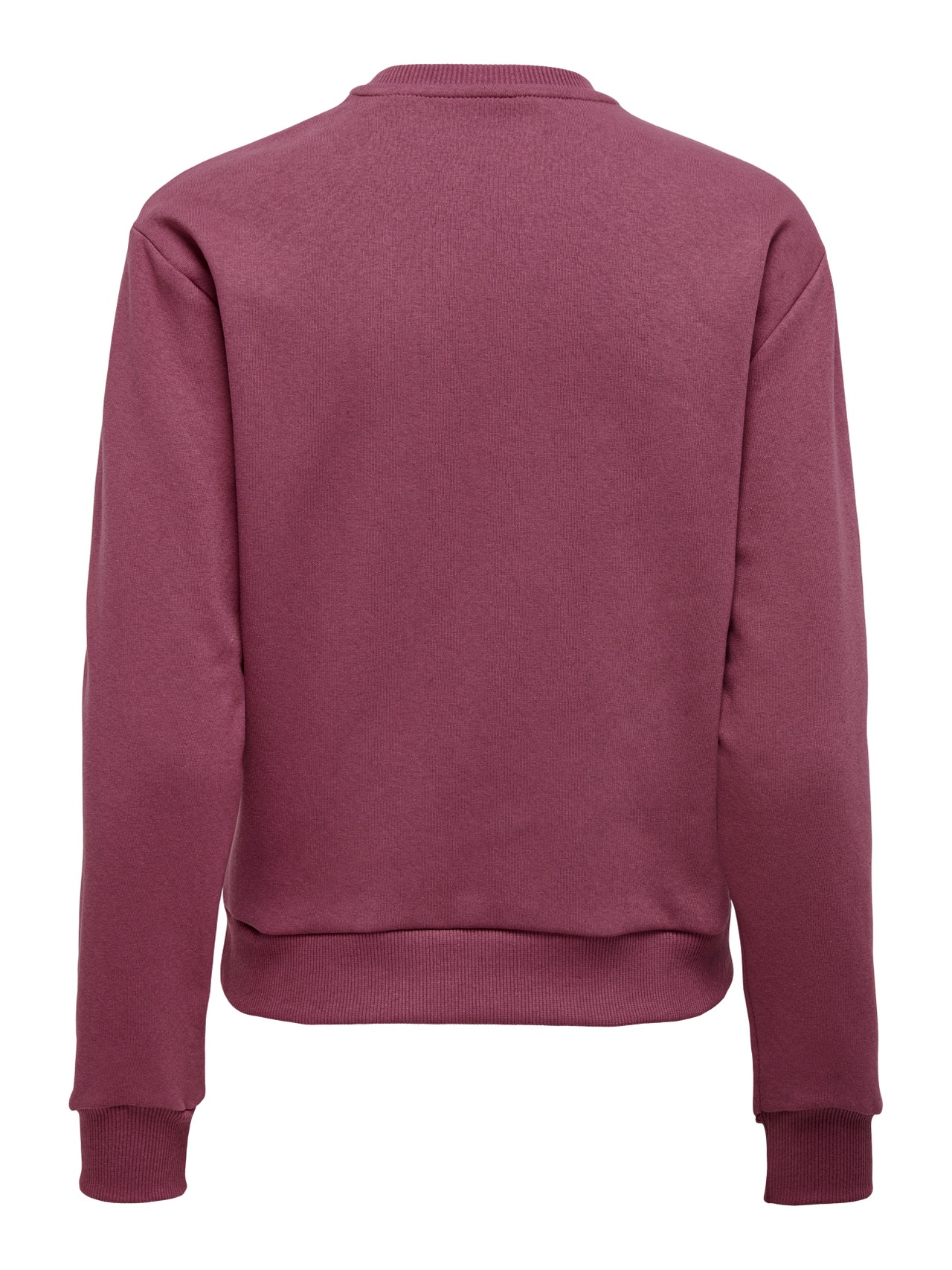 ONLY Regular Fit O-Neck Sweatshirt -Crushed Berry - 15289279