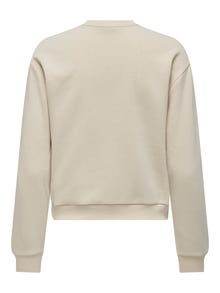 ONLY Regular fit O-hals Sweatshirt -Sandshell - 15289279