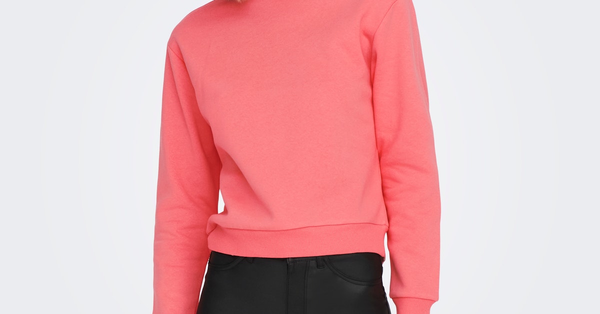 ?? manches longues Sweat-shirt | Rose moyen | ONLY?�