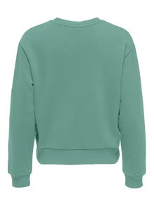 ONLY Sweat-shirts Regular Fit Col rond -Creme De Menthe - 15289279