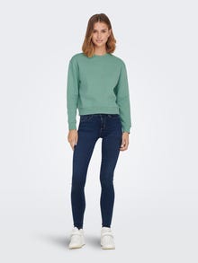ONLY Langarm Sweatshirt -Creme De Menthe - 15289279