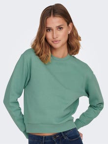 ONLY Langarm Sweatshirt -Creme De Menthe - 15289279