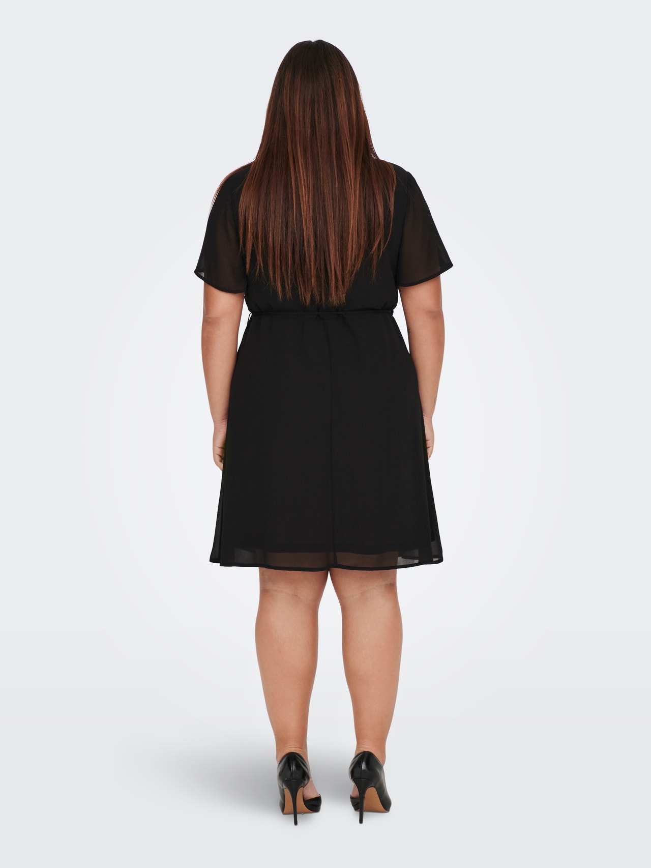 ONLY Regular fit V-Hals Korte jurk -Black - 15289282